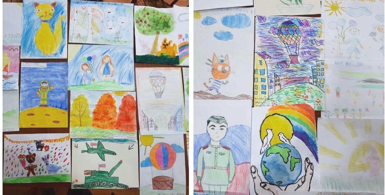В детсадах Йошкар-Олы проводится патриотическая акция "Рисунок солдату" 