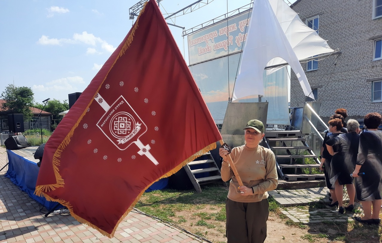 Акция «Знамя марийских воинов» стартовала в Горномарийском районе