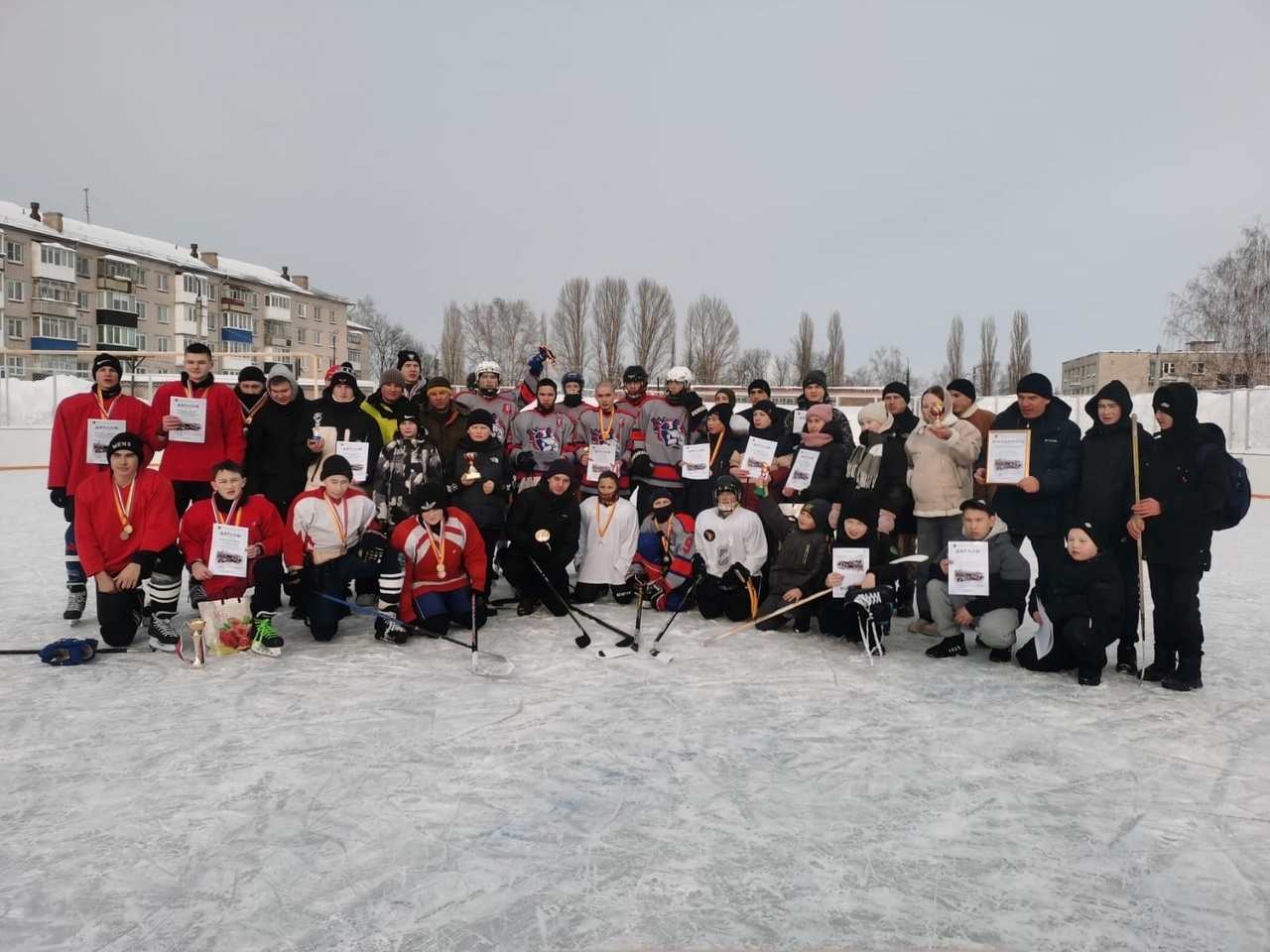 В Козьмодемьянске прошёл турнир по хоккею среди школьников
