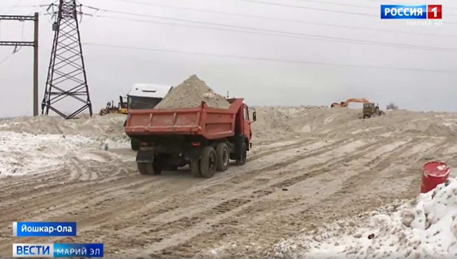 153 тысячи кубометров снега вывезли из Йошкар-Олы на полигон