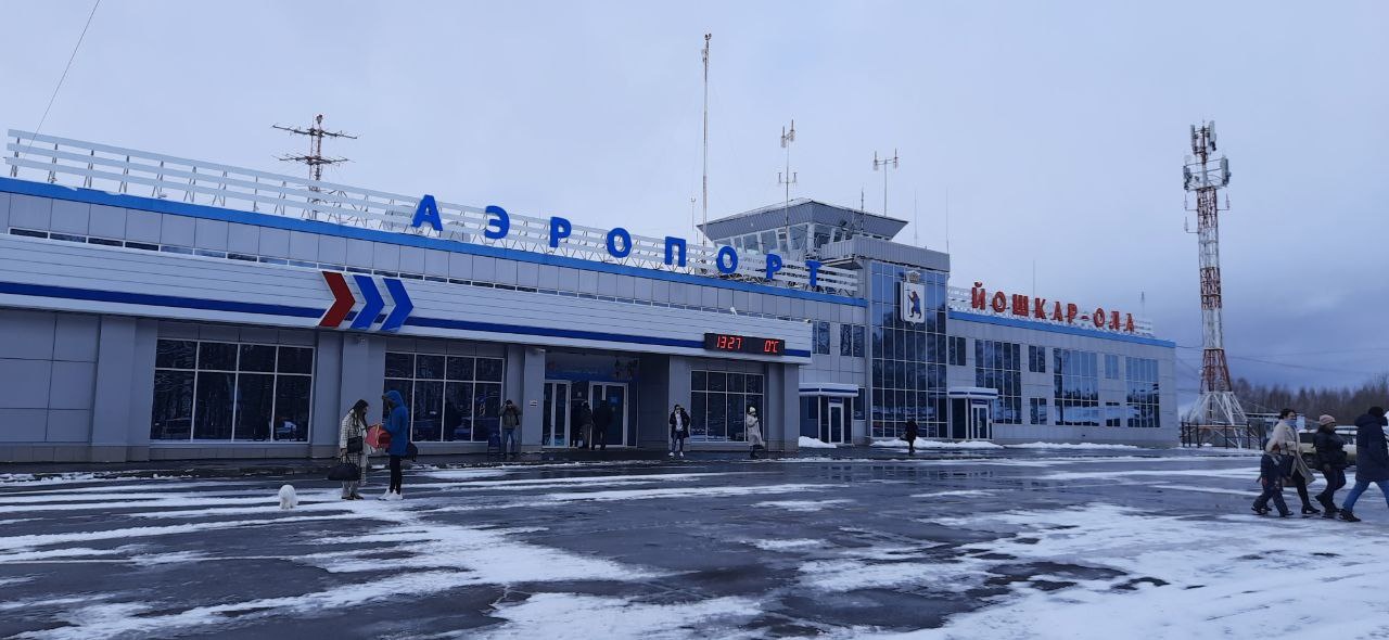 В декабре авиарейсы из Москвы и Санкт-Петербурга в Йошкар-Олу выполнялись с задержкой 
