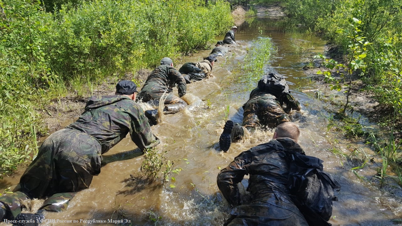 Марийские спецназовцы УФСИН готовятся к экзамену на краповый берет