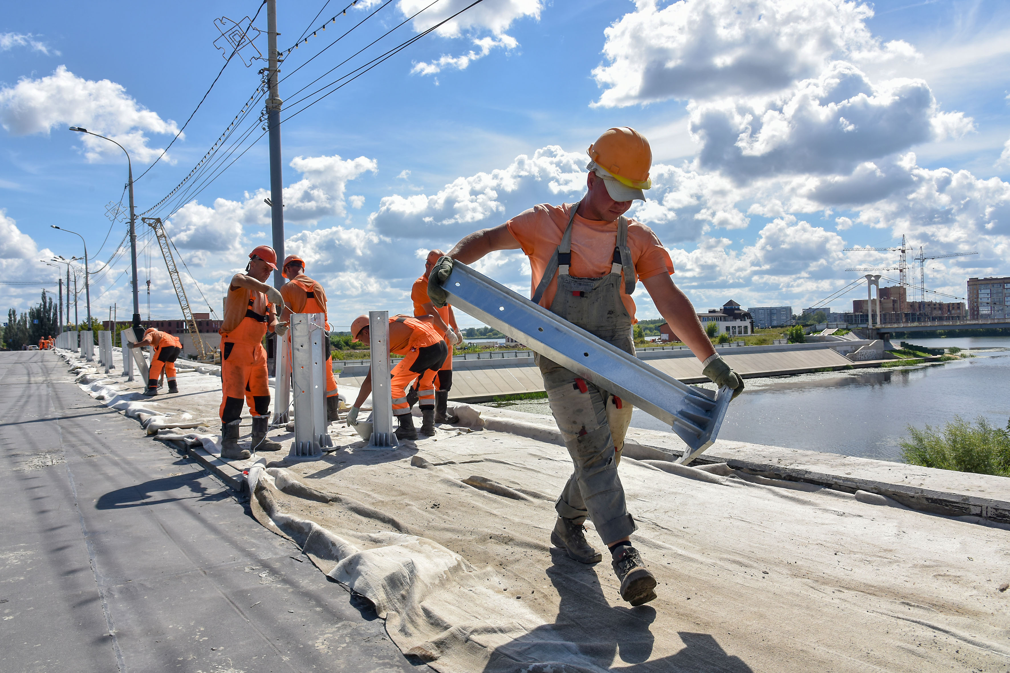 Врио Главы Марий Эл проинспектировал ремонт Центрального моста в Йошкар-Оле