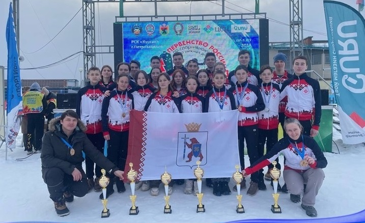 Сборная Марий Эл заняла первое место в Первенстве России по спортивному туризму на лыжных дистанциях