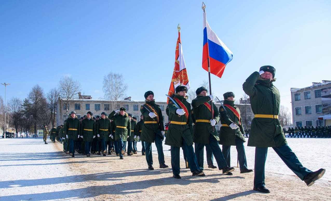 В Йошкар-Олинской ракетной дивизии прошёл митинг в честь Дня защитника Отечества 