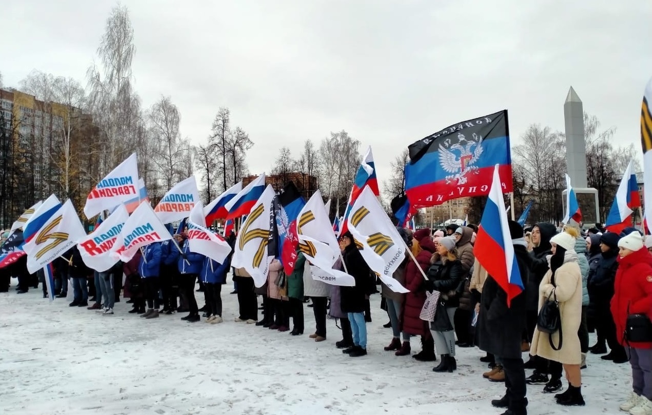  Акция в поддержку Российской армии состоялась в Йошкар-Оле