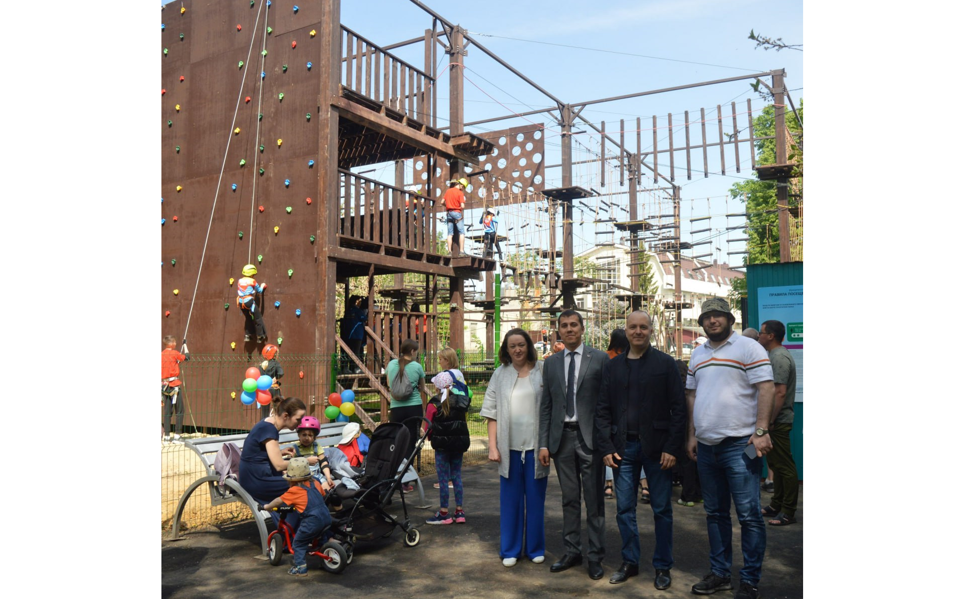 «Верёвочный парк» в Йошкар-Оле посетили больше 300 человек