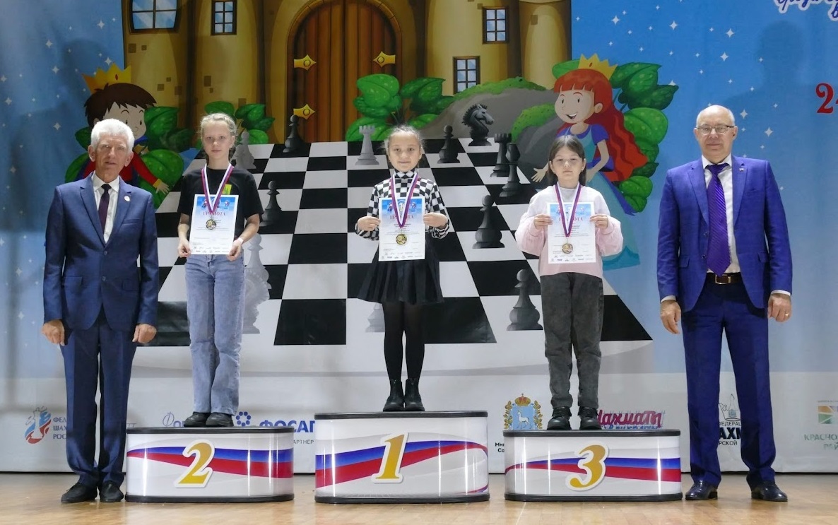 Золото на всероссийских соревнованиях по шахматам завоевала школьница из Параньги