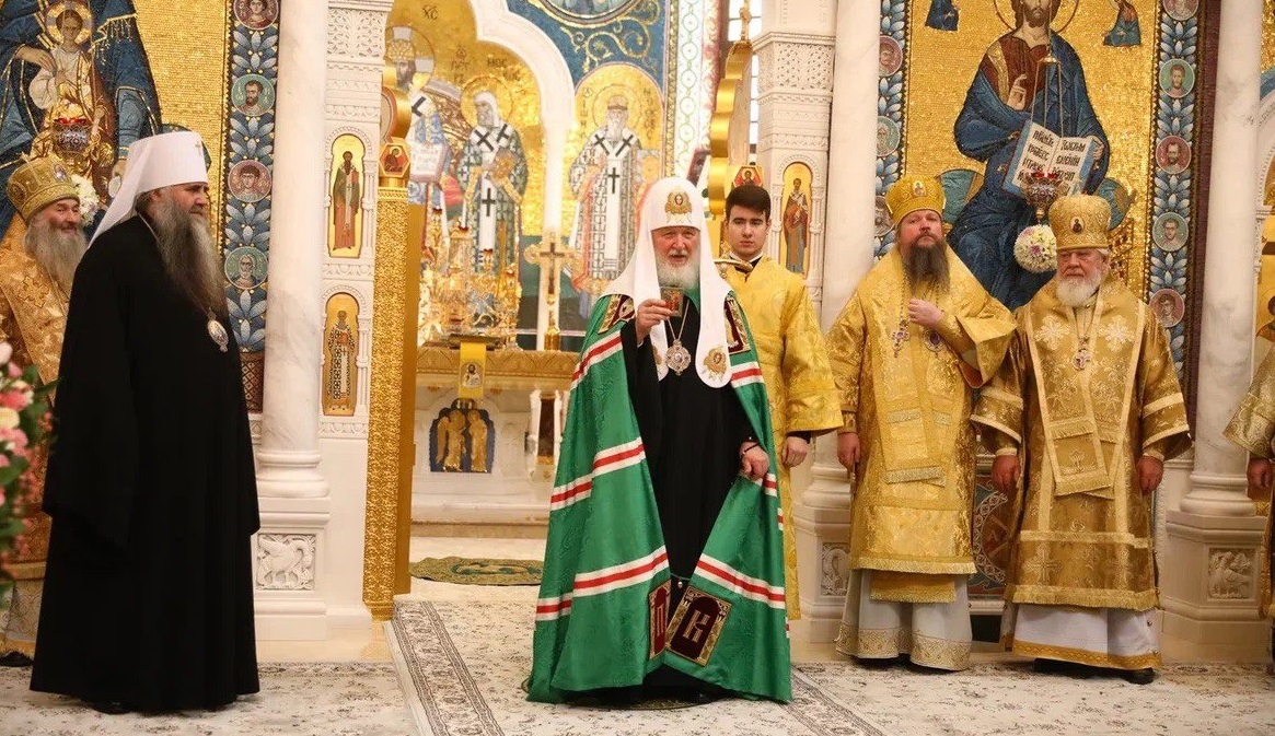 Патриарх Кирилл освятил Благовещенский собор в Дивеевском монастыре